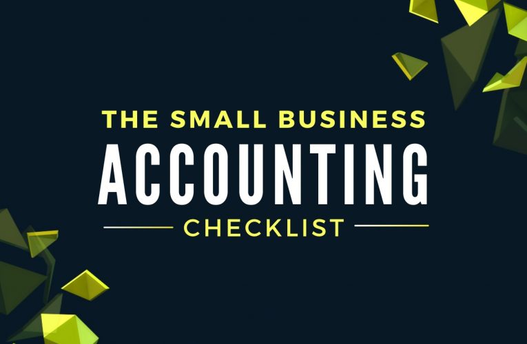 small business account checklist for entrepreneurs